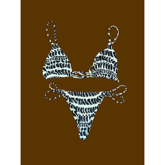 BENOA HEBREW CONE BIKINI SET - SIZE MEDIUM (SIENNA TOP / ANINI BOTTOMS) - Picture 1 of 5
